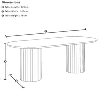 Scarborough Indoor 2.2m Timber Dining Setting with Benches