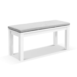 Santorini Outdoor 1.1m Aluminium Bench Seat