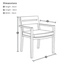 Tahitian 3m Aluminium Dining Table with 10x Santorini Chairs