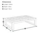Whitehaven 3+2+1 Seater Outdoor Aluminium Lounge Set with Santorini Coffee Table