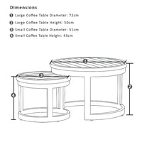 Whitehaven 3+1+1 Outdoor Aluminium Lounge with Sunbrella Cushions with Hugo Coffee Table Set