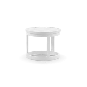 Santorini Round Outdoor Aluminium Side Table Set