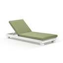 Santorini Aluminium Sun Lounge in White