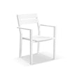 Santorini Outdoor 4 Seater Square Aluminium Dining Table with Santorini Chairs