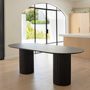 Scarborough Indoor 2.2m Timber Dining Setting with Benches