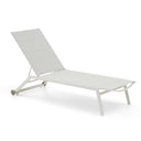 Seaford Outdoor Aluminium Sun Lounge on Wheels