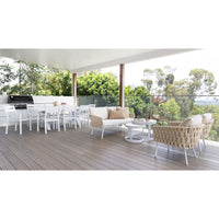 Lismore 2+1+1 Seater Outdoor Aluminium and Rope Lounge Set