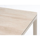 Sienna Outdoor Aluminium and Ceramic Dining Table with Rope Chairs Setting