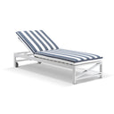 Kansas Outdoor Aluminium Sun Lounge on Wheels