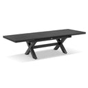Austin Outdoor 2.2m - 3m Extension Aluminium Table with 10 Hugo Rope Dining Chairs