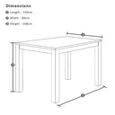 Hugo Outdoor Ceramic 1.5m Rectangle Aluminium Bar Table