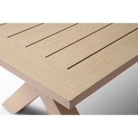 Tahitian 2.1m Outdoor Aluminium Rectangle Dining Table