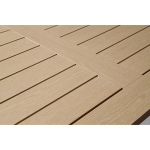 Tahitian 2.1m Outdoor Aluminium Rectangle Dining Table