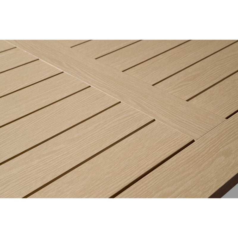 Tahitian 2.1m Outdoor Aluminium Rectangle Dining Table
