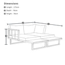 Tallai Outdoor Modular Corner Lounge Setting