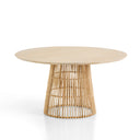 Tamborine Indoor Mango wood 1.4m Round Dining Table