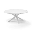 Houston Outdoor 1.8m Round Aluminium Table with 8 Patonga Dining Chairs
