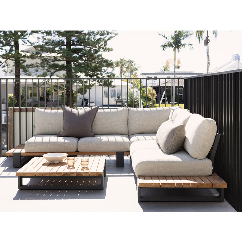 Tulum Outdoor Corner Lounge Setting with Coffee Table