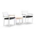 Capri Outdoor Aluminium Patio Balcony Set with Side Table
