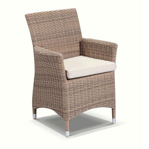 Sahara 10 Seat in Half Round wicker - 11pc Raw Natural Teak Timber Table Top Outdoor Dining Set With Rattan Wicker Chairs