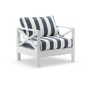 Kansas 1 seater Outdoor Aluminium Lounge Arm Chair