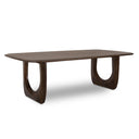 Vincentia Indoor 2.4m Rectangle Table with 6 Glenorie Timber and Leather Dining Chairs