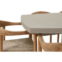 Waverley 2.6m Indoor Outdoor Concrete Look Dining Set with 10 Kotara Chairs