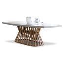 Waverley 2.6m Outdoor Concrete Look Dining Table