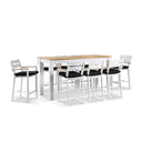 Balmoral 2m Bar Table with 8 Capri Bar stools