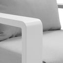 Whitehaven 3+2+1 Seater Outdoor Aluminium Lounge Set with Santorini Coffee Table