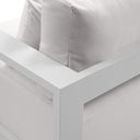 Whitehaven 3+1+1 Outdoor Aluminium Lounge with Sunbrella Cushions with Hugo Coffee Table Set