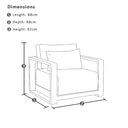 Whitehaven 3+1+1 Outdoor Aluminium Lounge with Sunbrella Cushions with Hugo Coffee Table Set