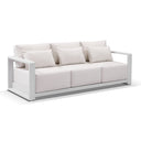 Whitehaven 3 Seater Outdoor Aluminium Lounge with Sunbrella Cushion