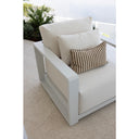 Whitehaven 3+1+1 Outdoor Aluminium Lounge with Sunbrella Cushions with Hugo Coffee Table Set