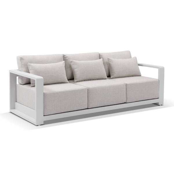 Whitehaven 3 Seater Outdoor Aluminium Lounge