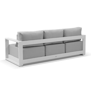 Whitehaven 3+2+1 Seater Outdoor Aluminium Lounge with Hugo Coffee Table Set