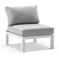Nova Outdoor Aluminium Lounge and Dining Setting with Single Modular