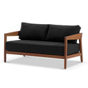 Bronte 2 Seater Outdoor Teak Look Aluminium Lounge