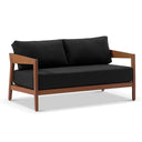 Bronte 2+1+1 Outdoor Teak Look Aluminium Lounge Setting with Coffee Table