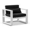 Santorini 2+1+1 Outdoor Aluminium Lounge Set with Coffee Table