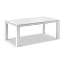 Santorini 1.8m Rectangle Aluminium Dining Table with 2 Bench Seats