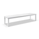 Santorini 3.55m Outdoor Rectangle Aluminium Dining Table With 12 Kansas Chairs In Sunbrella