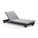 Santorini Aluminium Sun Lounge w/ Side Table