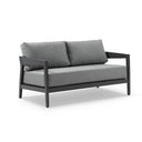 Bronte 3+2+1 Outdoor White Aluminium with Sunbrella Lounge Setting with Coffee Table