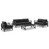 Kansas 3+2+1 seater Outdoor Aluminium Lounge Set with Coffee Table