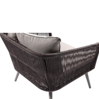 Herman Outdoor 3+2+1 Rope Lounge with Coffee Table Set