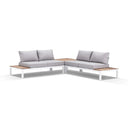 Nova Package B - Outdoor White Aluminium Modular Corner Lounge
