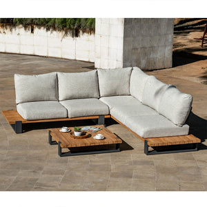 Tulum Outdoor Corner Lounge Setting with Coffee Table
