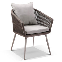 Herman Outdoor Rope and Aluminium Dining Chair