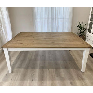 Leura Belle Large Rustic 250cm x 150cm Indoor Timber Dining Table